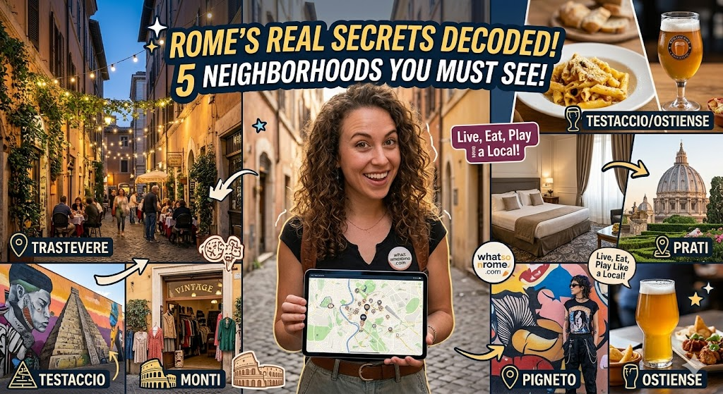The Ultimate Rome Neighborhood Guide: Live, Eat, and Play Like a Local