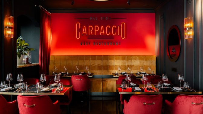 CARPACCIO beef restaurant