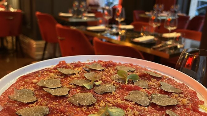 CARPACCIO beef restaurant