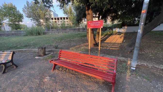 Panchina rossa contro la violenza