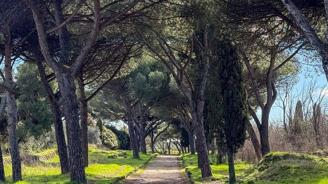 Cobbled Pedestrian Appia Antica