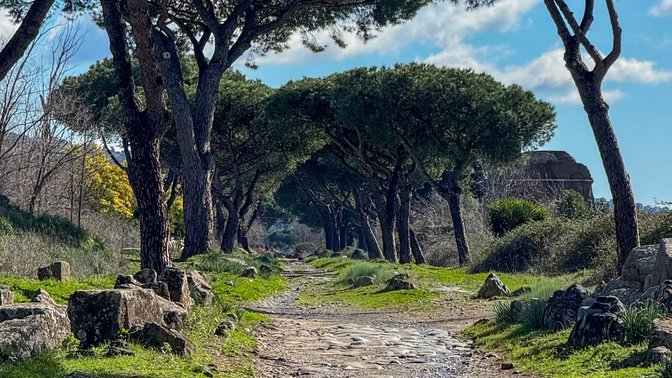 Cobbled Pedestrian Appia Antica