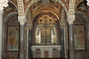Crypt of Saint Cecilia in the Catacombs of San Callisto