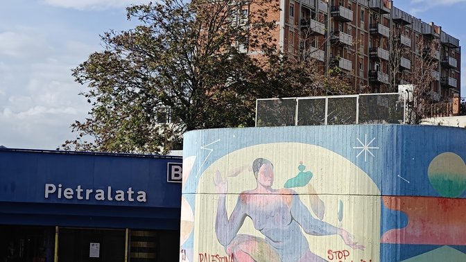 Murales metro Pietralata