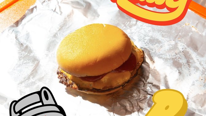 Patty Smash ’n’ fries