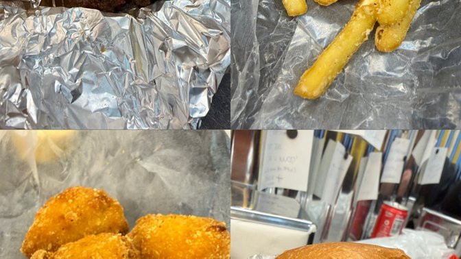 Patty Smash ’n’ fries