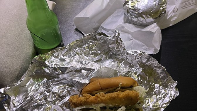 Patty Smash ’n’ fries