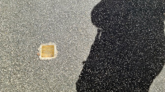 Pietra d'inciampo in memoria di Eldio Del Vecchio