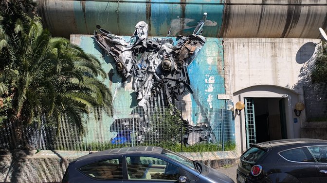 Bordalo II Art - Goat