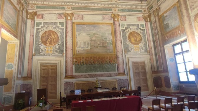 La cd "Sala dei Pontefici" (o Sala dei Patti Lateranensi)