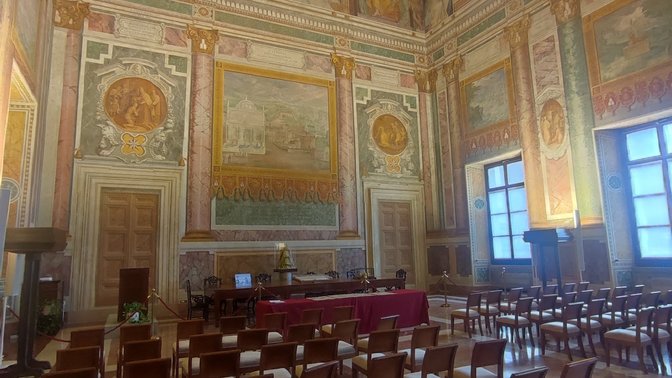 La cd "Sala dei Pontefici" (o Sala dei Patti Lateranensi)