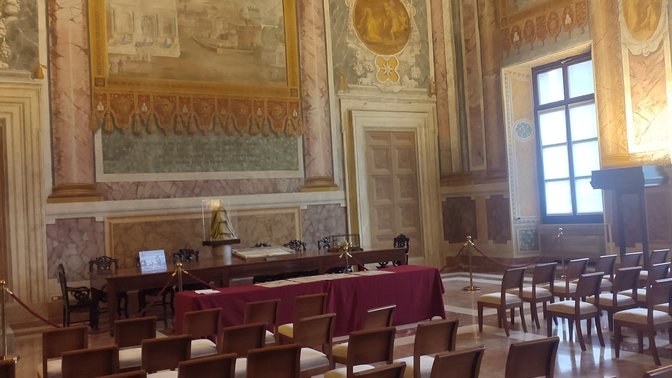 La cd "Sala dei Pontefici" (o Sala dei Patti Lateranensi)
