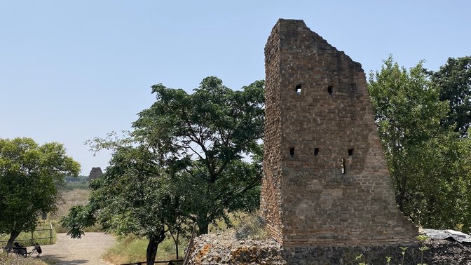 Torre di guardia su cisterna romana