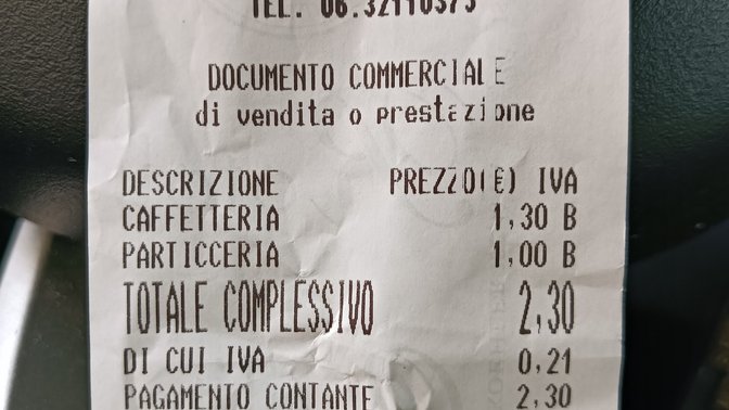 Caffè Paradiso Roma Flaminio