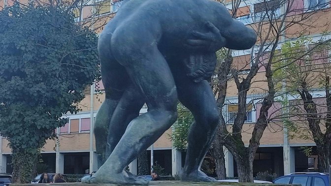 "La lotta" di Amleto Cataldi