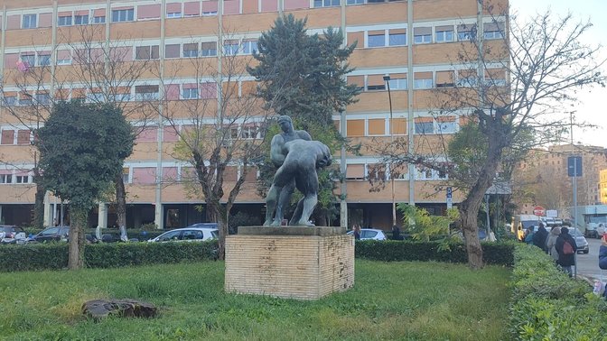 "La lotta" di Amleto Cataldi