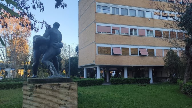 "La lotta" di Amleto Cataldi