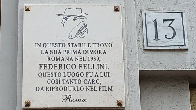 Prima dimora di Federico Fellini