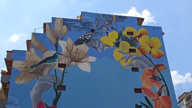 Murale di via Santa Maria Goretti