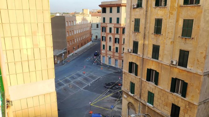 Terrazzo stenditoio del film "I Soliti Ignoti"