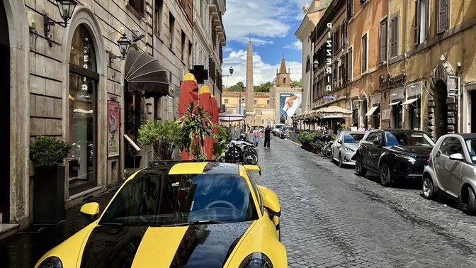 Busto e targa in memoria di Ciceruacchio