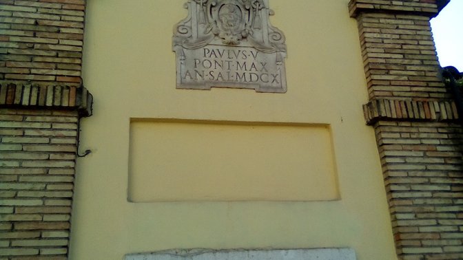 Bottino dell'Acquedotto Paolo-Traiano