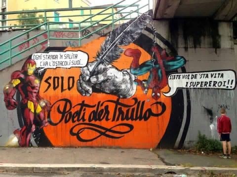 Murale Poeti der Trullo