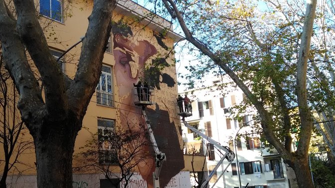 Murale Valerio Verbano Jorit