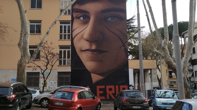 Murale Valerio Verbano Jorit