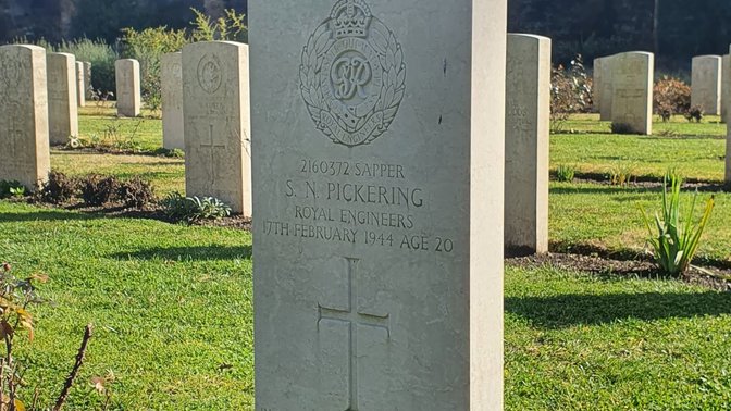Ingresso monumentale al cimitero del Commonwealth