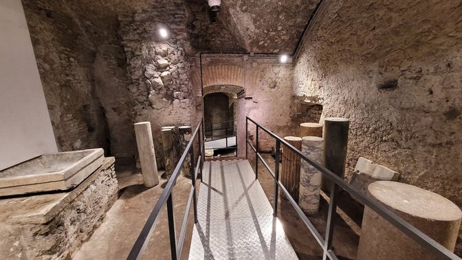 Casa romana del II secolo d.C. sotto il museo