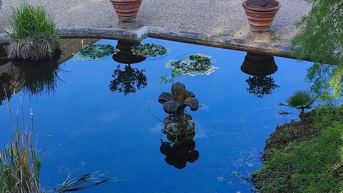 Peschiera del giardino segreto