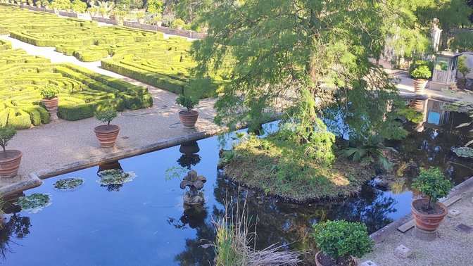 Peschiera del giardino segreto