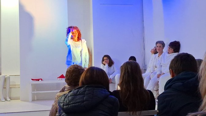 teatro bianco / studio riprese performance shooting