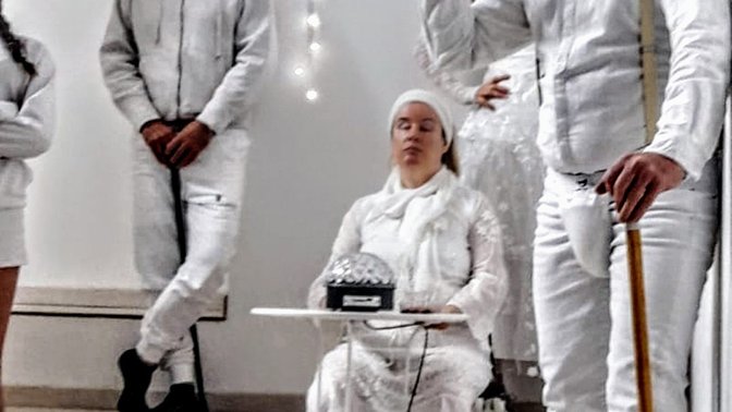 teatro bianco / studio riprese performance shooting