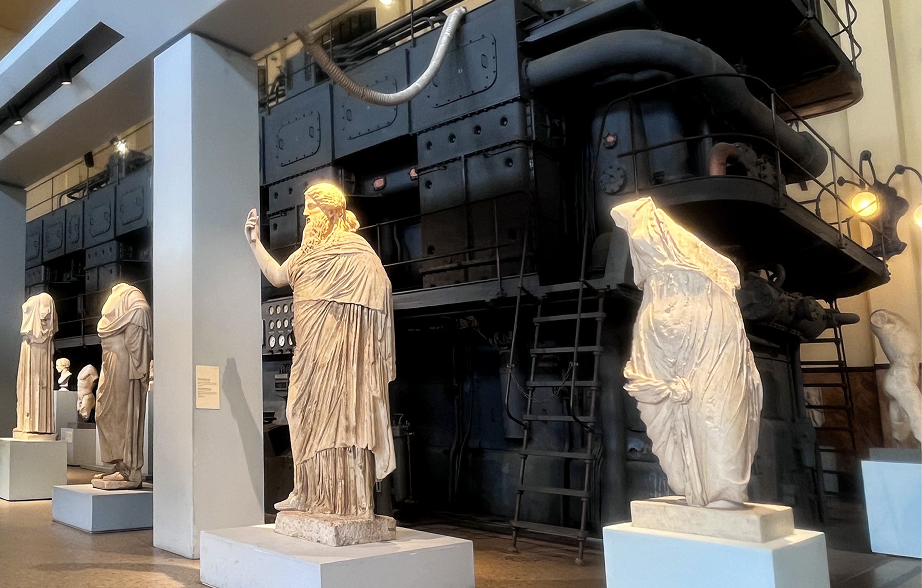 Haute Couture Meets Heavy Machinery: Rome's Moda in Luce Exhibition