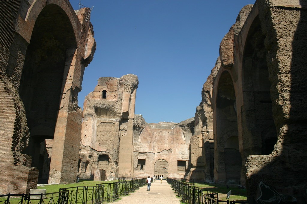 Haute Couture Among the Ruins: Frank Horvat at Terme di Caracalla